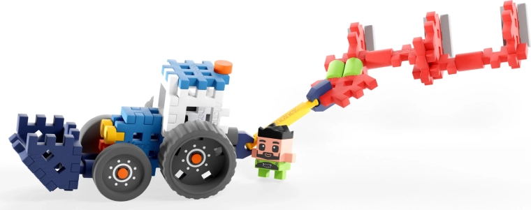 Építs valósághű traktort ekével