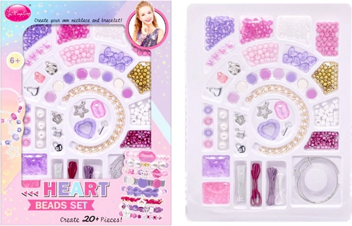 Színes gyöngyök karkötők készítéséhez gyerekeknek