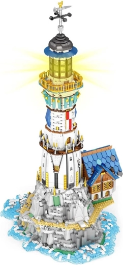 A világítótorony valósághű LED világítása