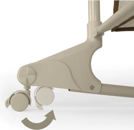 Könnyű áthelyezés fékezhető kerekekkel