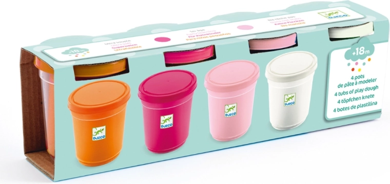 Djeco színes gyurma – 4 pasztellszín