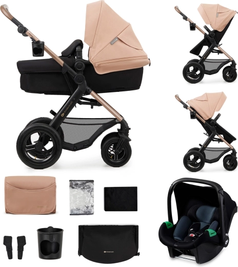 Kinderkraft kombinált babakocsi Moov 2 Air 3in1 moonlight grey