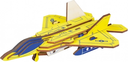 Woodcraft Fa 3D puzzle vadászgép F22 Raptor