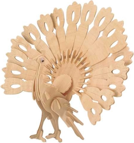 Fa 3D puzzle – páva