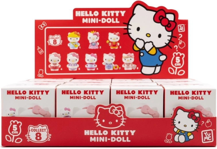 HELLO KITTY gyűjtői minifigura dress-up 5 cm