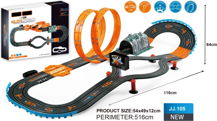 Nagy versenypálya Racer 1:43
