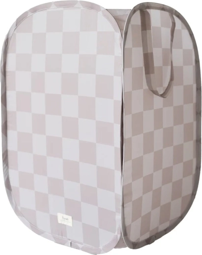 3 Sprouts összecsukható tárolókosár recycled checkerboard beige – 1 db