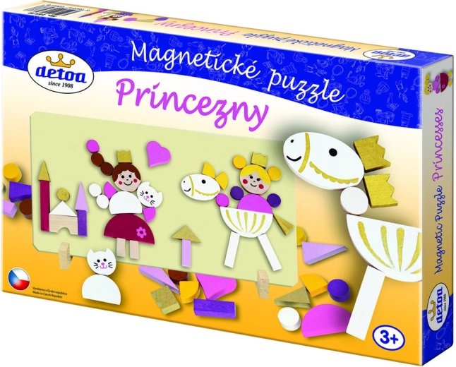 Detoa mágneses fa kirakó – hercegnők, 45 darab
