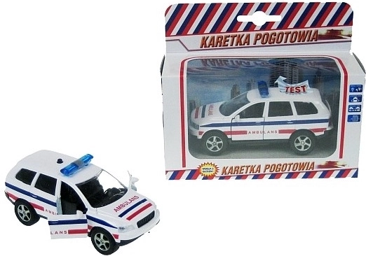 Mentőautó 11 cm lengyel hanggal