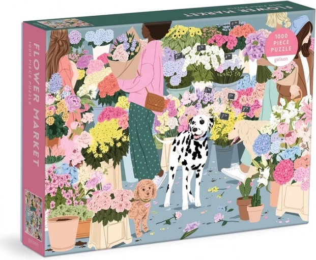 GALISON puzzle virágpiac 1000 darab