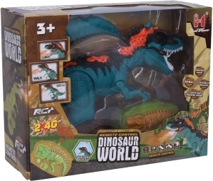 Dinoszaurusz effektekkel, RC távirányítással, 30 cm