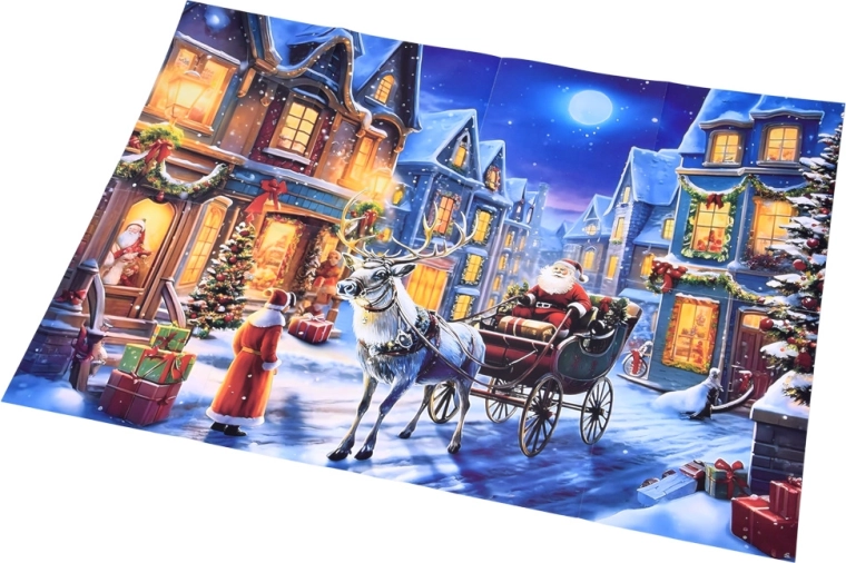 Nagy vintage poszter ünnepi hangulattal