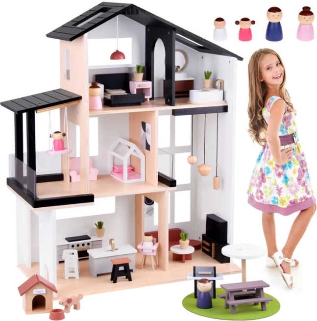 Modern fa babaház Loft stílusban