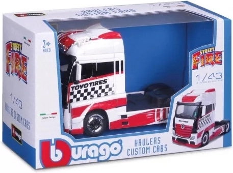 Bburago Street Fire Toyo Tires vontató 1:43 méretarányban