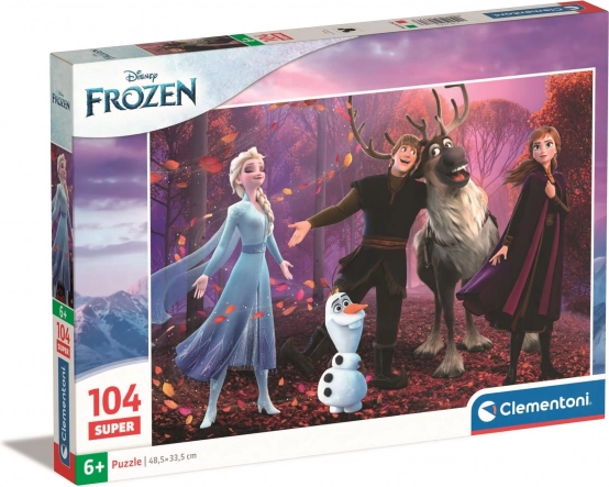104 darabos Disney Jégvarázs puzzle a Clementonitól