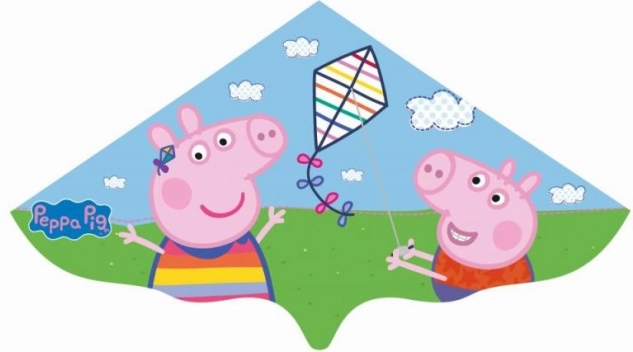PEPPA MALAC gyerek sárkány, tartós PE fóliából