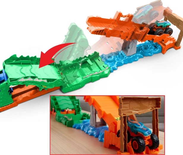 Lehulló híd és kaszkadőr akadályok