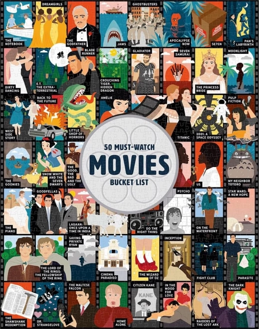 Puzzle bakancslista: 50 film, amit látnod kell – 1000 darab