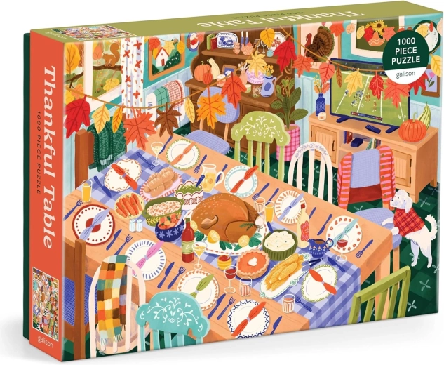Galison Hálaadás napja puzzle, 1000 darabos