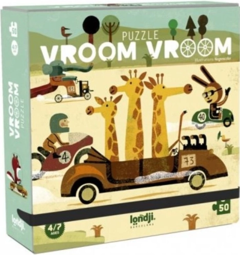 Puzzle Nagy versenyek Londji - 50 darab