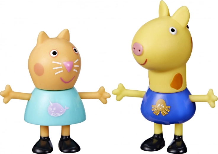 Peppa malac figurák – Cica Máňa és Zsiráf Gerald