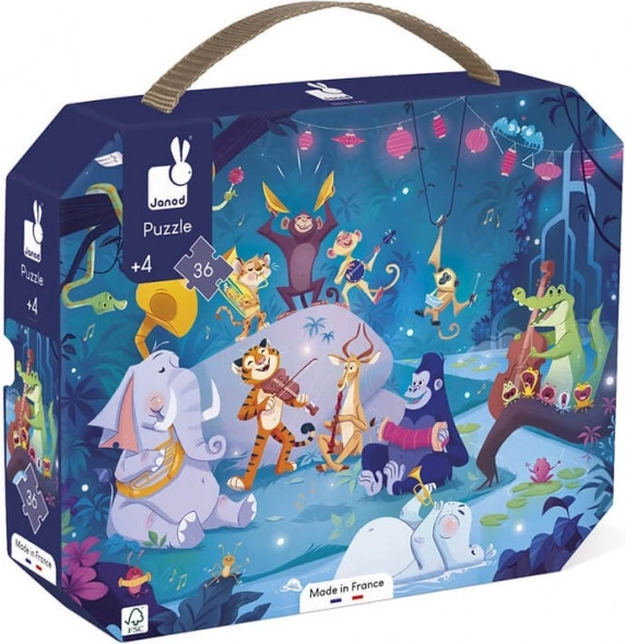 Puzzle bőröndben Nyári fesztivál 36 darab