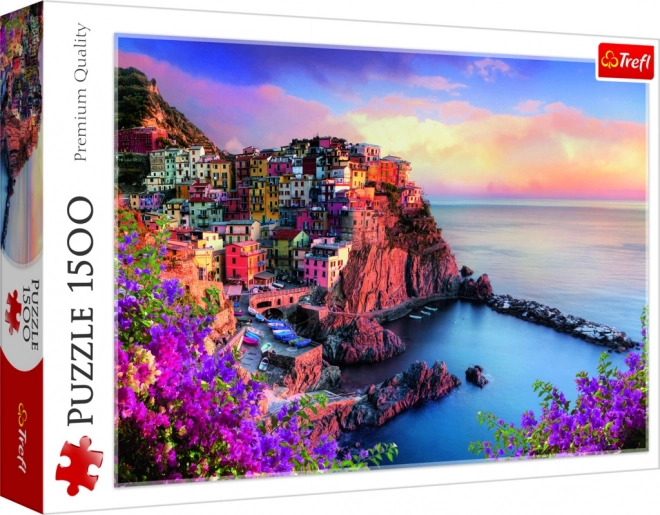 puzzle kilátás Manarolára, Olaszország – 1500 darab TREFL