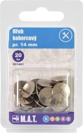 Szőnyegszegek 14 mm, 20 db