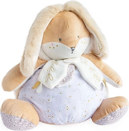 Doudou fehér nyuszi pizsama tároló hellyel 38 cm