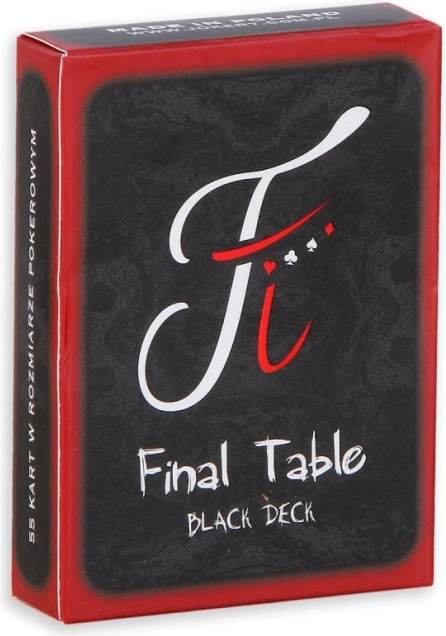 Final Table - fekete kártyapakli