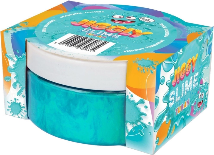 Tuban Jiggly Slime gyöngyházas türkiz 200 g