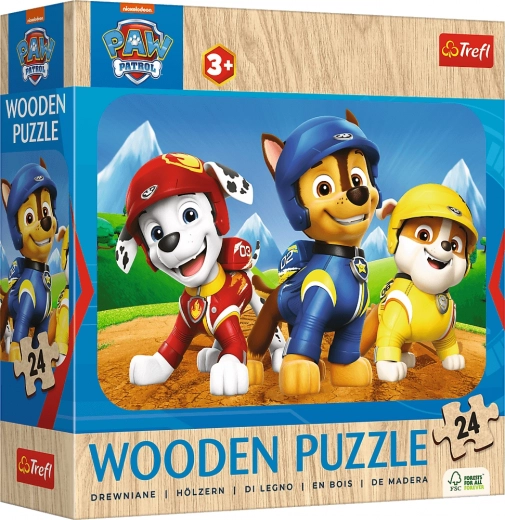 Fa puzzle 24 darabos Mancs Őrjárat