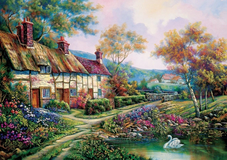 Puzzle Tavaszi kert 1500 darab ART PUZZLE
