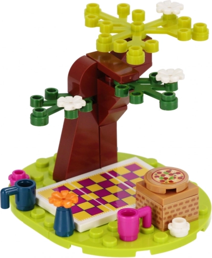 Részletgazdag piknikjelenet