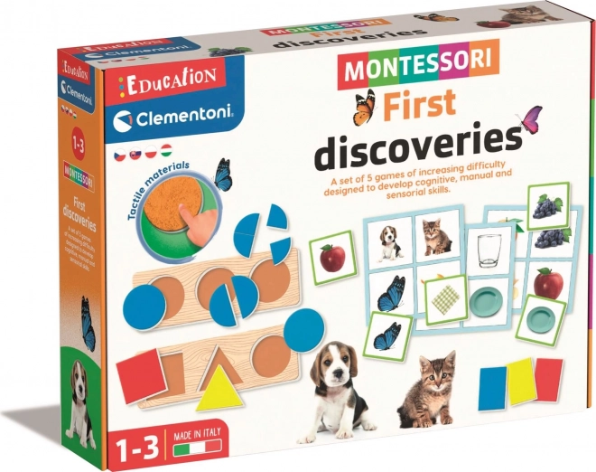 Clementoni Montessori készlet: első felfedezések