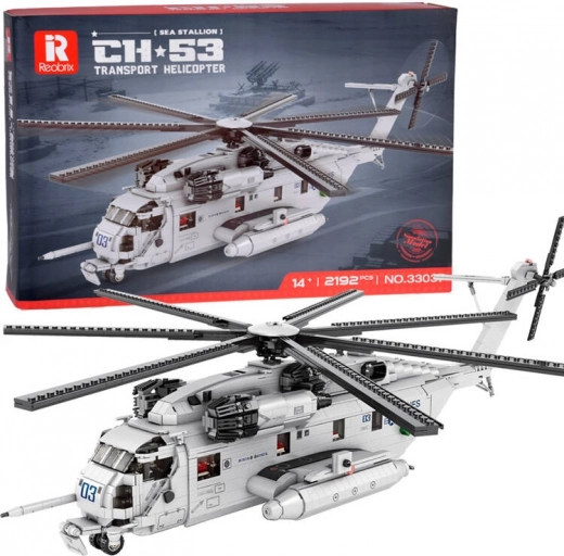 Technikai építőkészlet – CH-53 szállító helikopter, 2192 darab