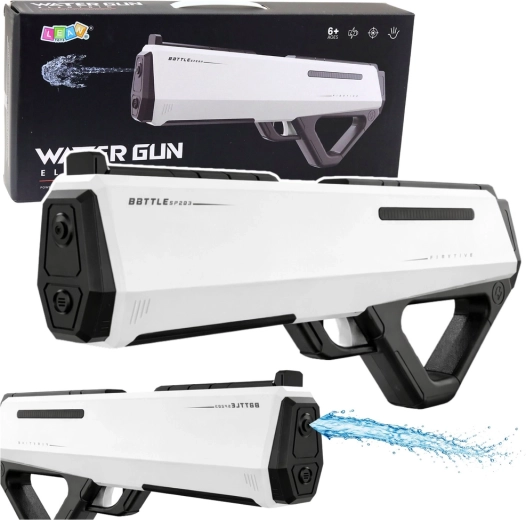 Elektromos vízipisztoly Battle Pro fehér 12 m, 400 ml