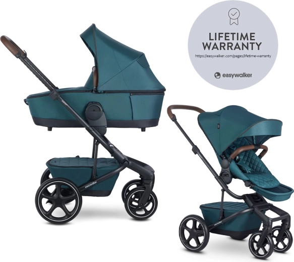 Easywalker harvey⁵ prémium kombinált 2 az 1-ben babakocsi – Jade Green