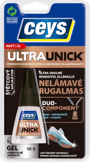 ULTRAUNICK pillanatragasztó gél ecsettel 5 g