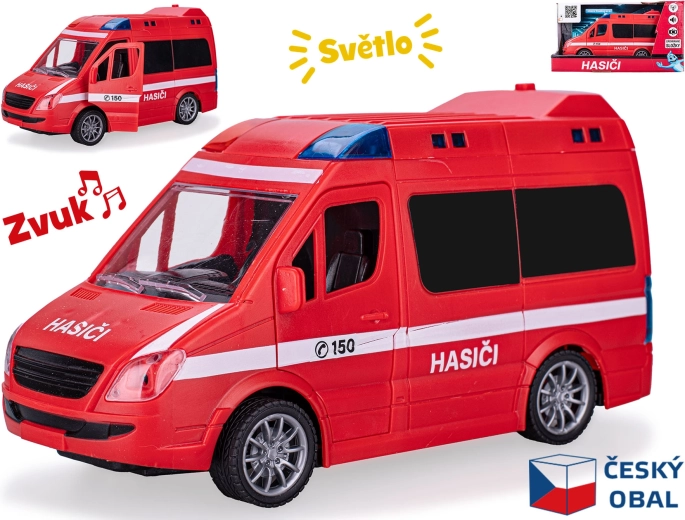 Lendkerekes tűzoltóautó 1:20 fényekkel és hangokkal