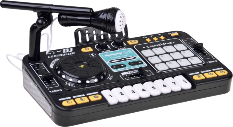 Forgatható DJ-tányér scratch effektekhez