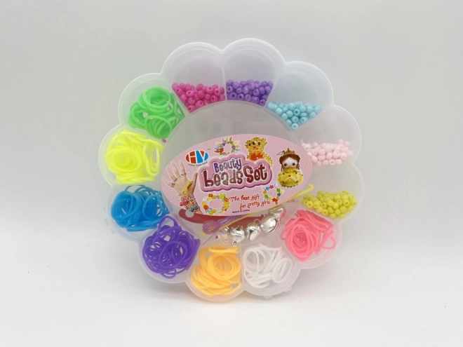 Kreatív Loom Bands készlet – 365 gumi és gyöngy karkötők készítéséhez
