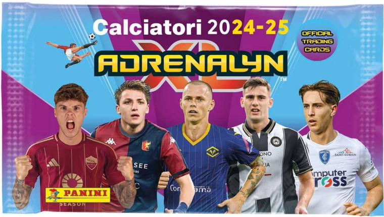Panini FIFA 365 2024/2025 Serie A Adrenalyn XL gyűjtőkártyák – booster 6 kártyával