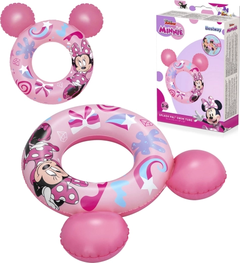Bestway színes felfújható úszógumi 91 cm