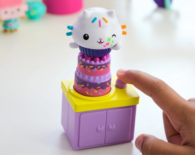 Interaktív, gombos torta