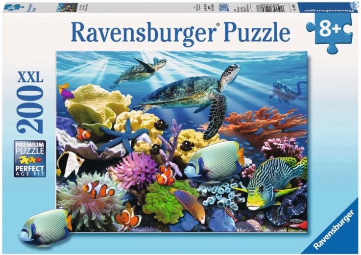 Ravensburger puzzle Élet az óceánban XXL 200 darabos