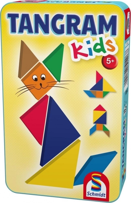 tangram gyerekeknek fémdobozban schmidt