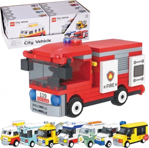 CITY VEHICLE városi járművek építőkészlet – modellek kicsiknek és nagyoknak