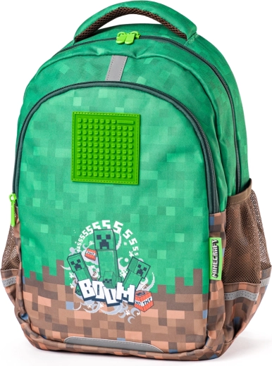 Pixie Crew Minecraft kétrekeszes iskolai hátizsák