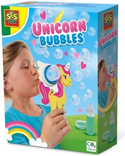 SES Creative unikornisos buborékfújó 200 ml utántöltővel